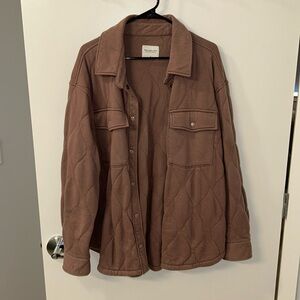 Abercrombie Quilted Shacket